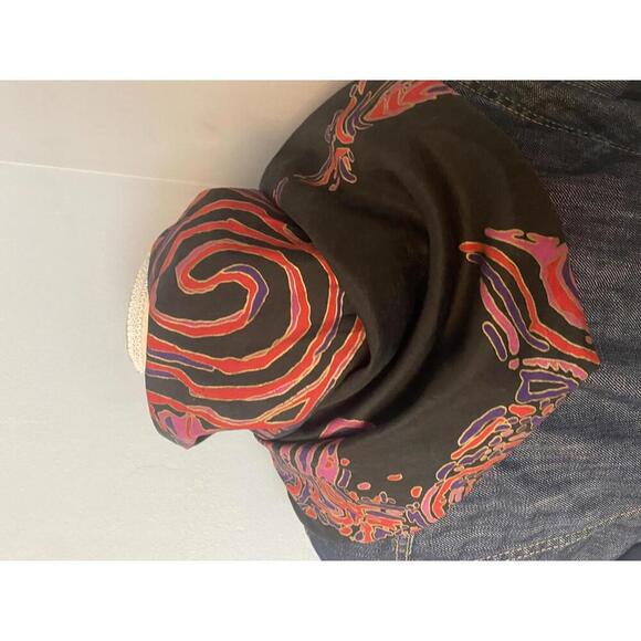 Silk - Made in Thailand Batiked Colorful Women's Scarf - Picture 5 of 8